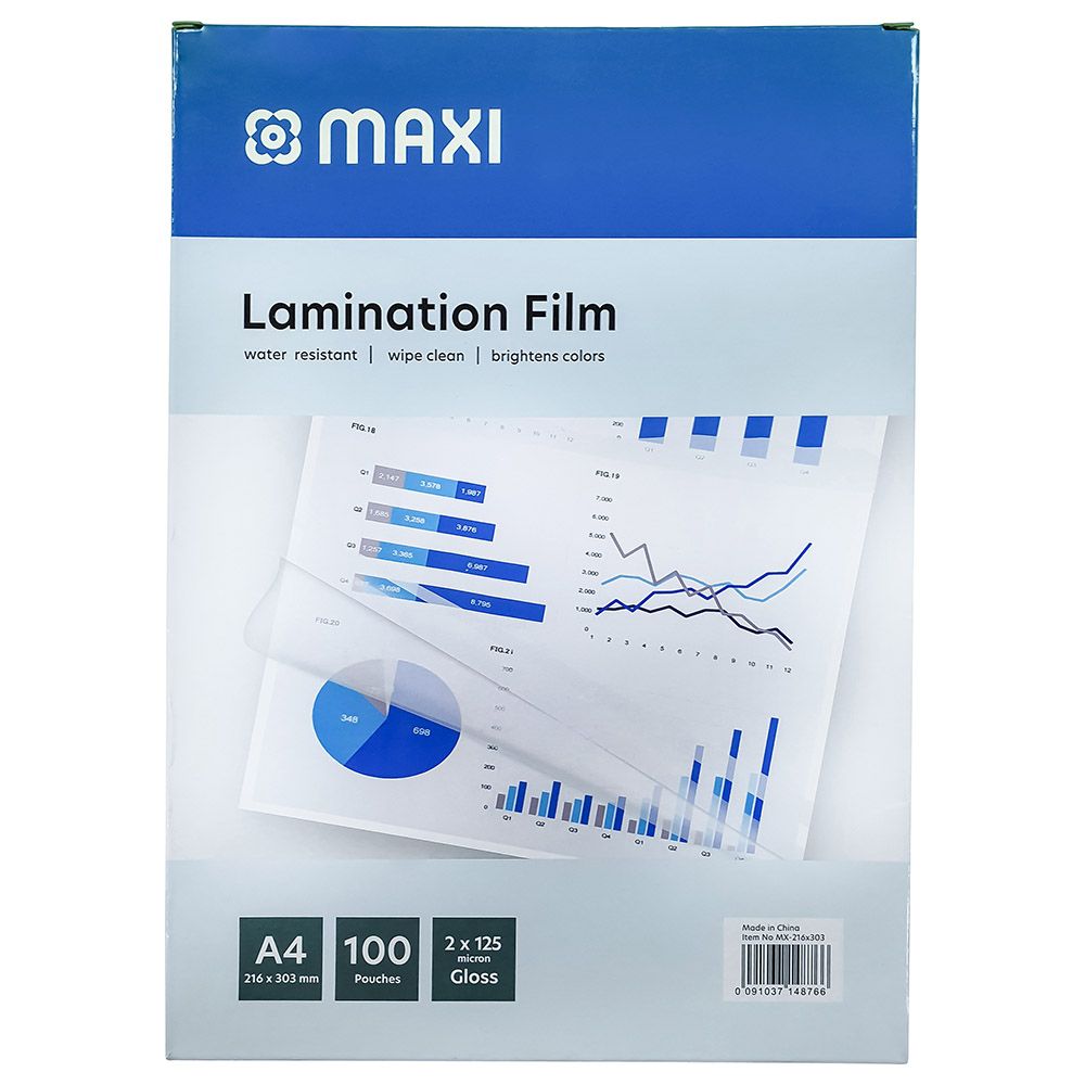 Maxi - A4 Lamination Film - 100pcs