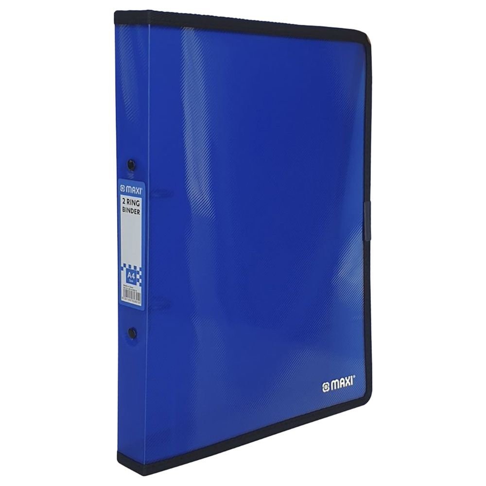 Maxi - A4 Ring Binder w/ 2 Ring Translucent Blue