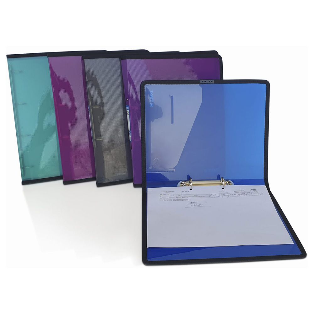 Maxi - A4 Ring Binder w/ 2 Ring Translucent Blue