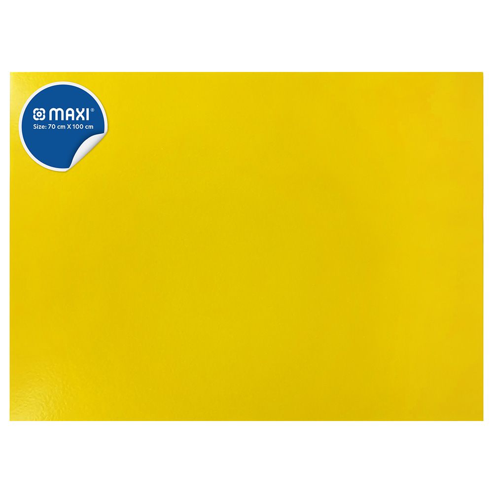 Maxi - Foam Board 70 x 100 cm - Yellow