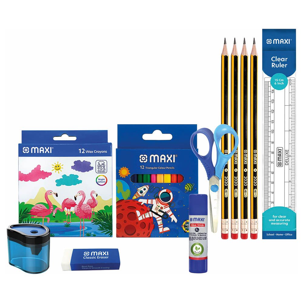 Maxi - School Stationery Basic Kit - 33pcs