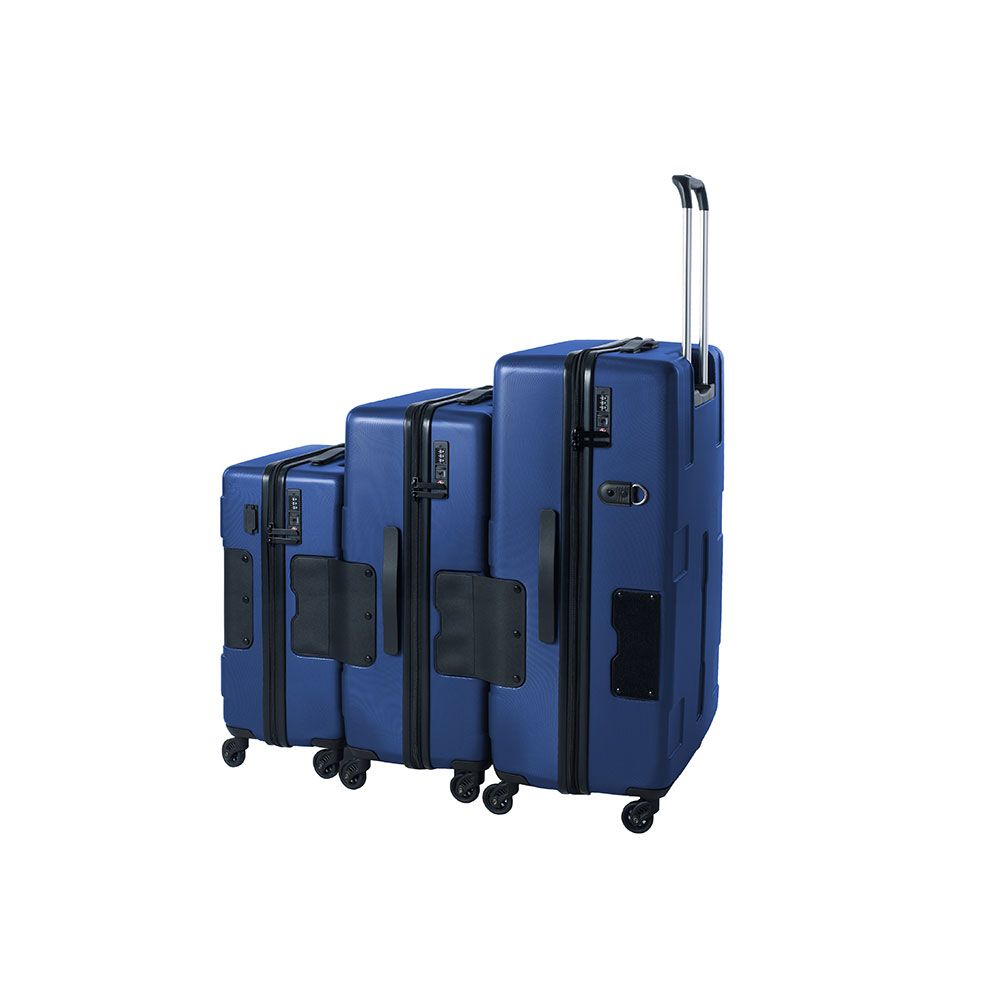 TACH Luggage - Connectable Luggage 3pc-Set - Midnight Blue