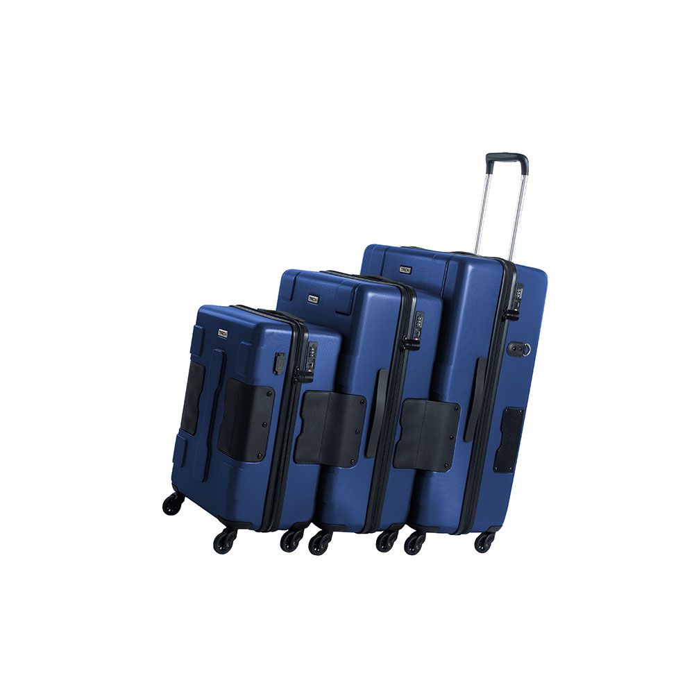 TACH Luggage - Connectable Luggage 3pc-Set - Midnight Blue