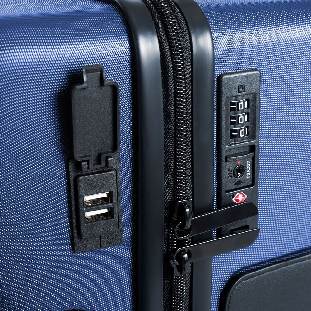 TACH Luggage - Connectable Luggage 3pc-Set - Midnight Blue