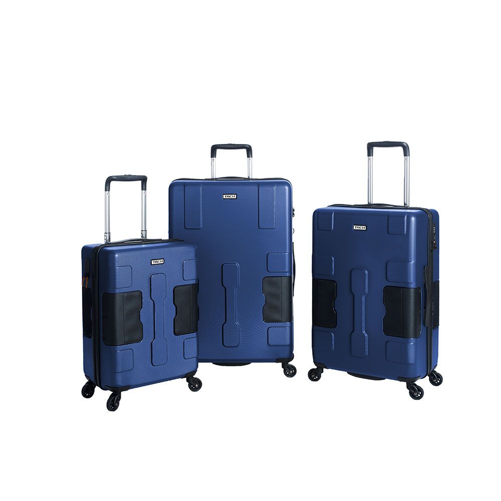 TACH Luggage - Connectable Luggage 3pc-Set - Midnight Blue