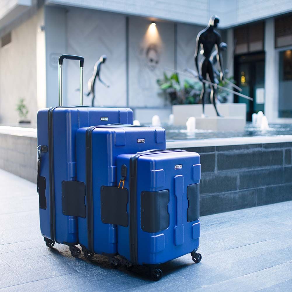 TACH Luggage - Connectable Luggage 3pc-Set - Midnight Blue