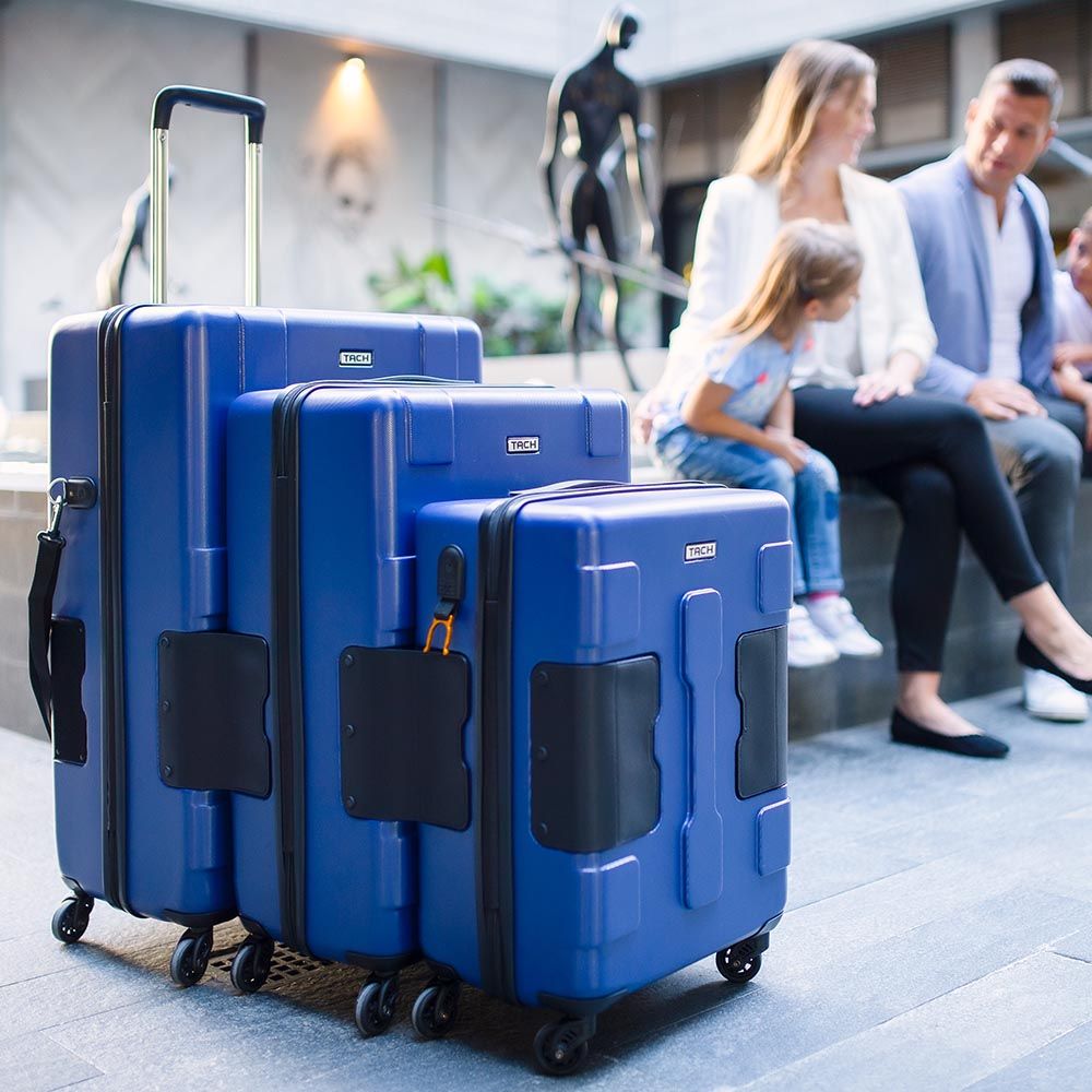 TACH Luggage - Connectable Luggage 3pc-Set - Midnight Blue