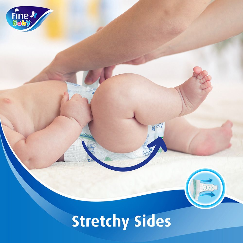 Fine Baby Pack Of 2 Diapers Fast Sorption Maxi 11-18kg 140pcs