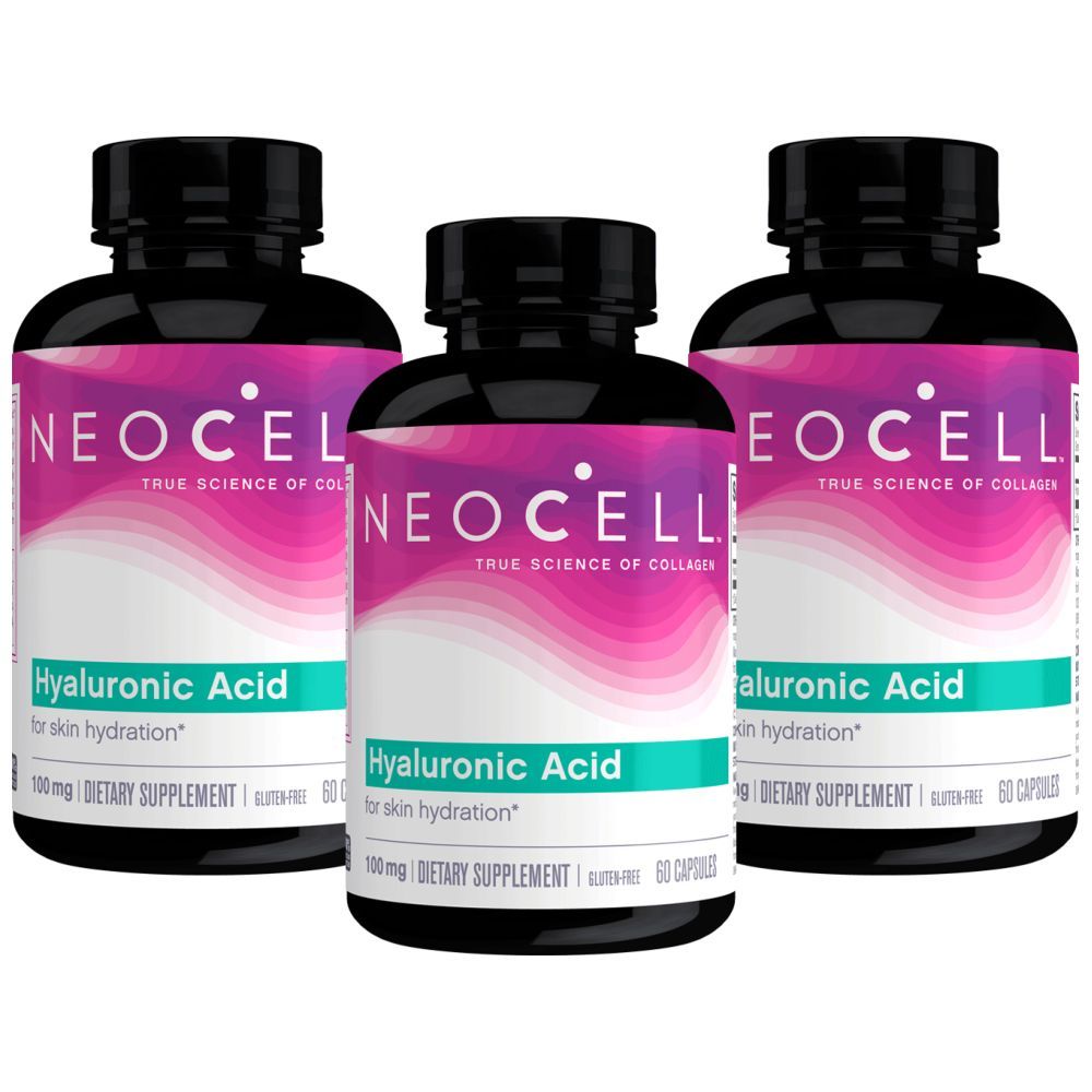 Neocell - Hyaluronic Acid 60 Capsules Pack of 3