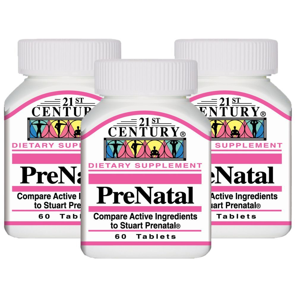 21st Century - Prenatal 60 Tablets Pack of 3