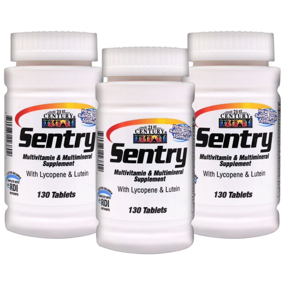 21st Century - Sentry 130 Tablets Pack of 3