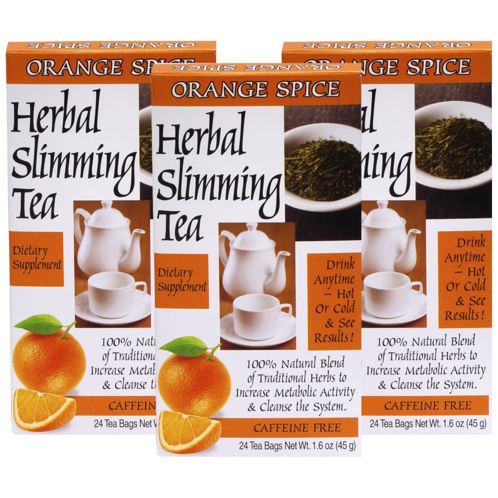 21st Century - Slimming Orange Tea 24 Tea Bags Pack of 3