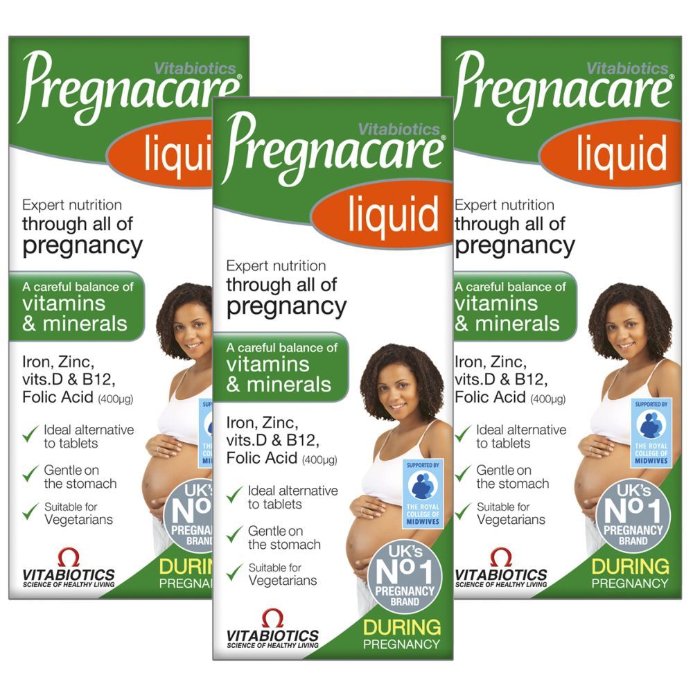 Vitabiotics - Pregnacare Liquid 200ml Pack of 3