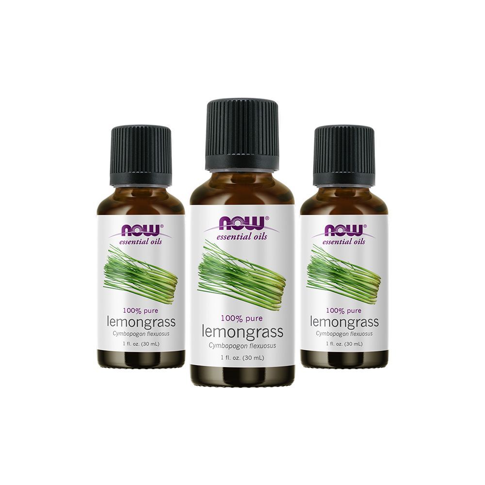 Now - Lemongrass Essential Oil 1oz. Pack of 3