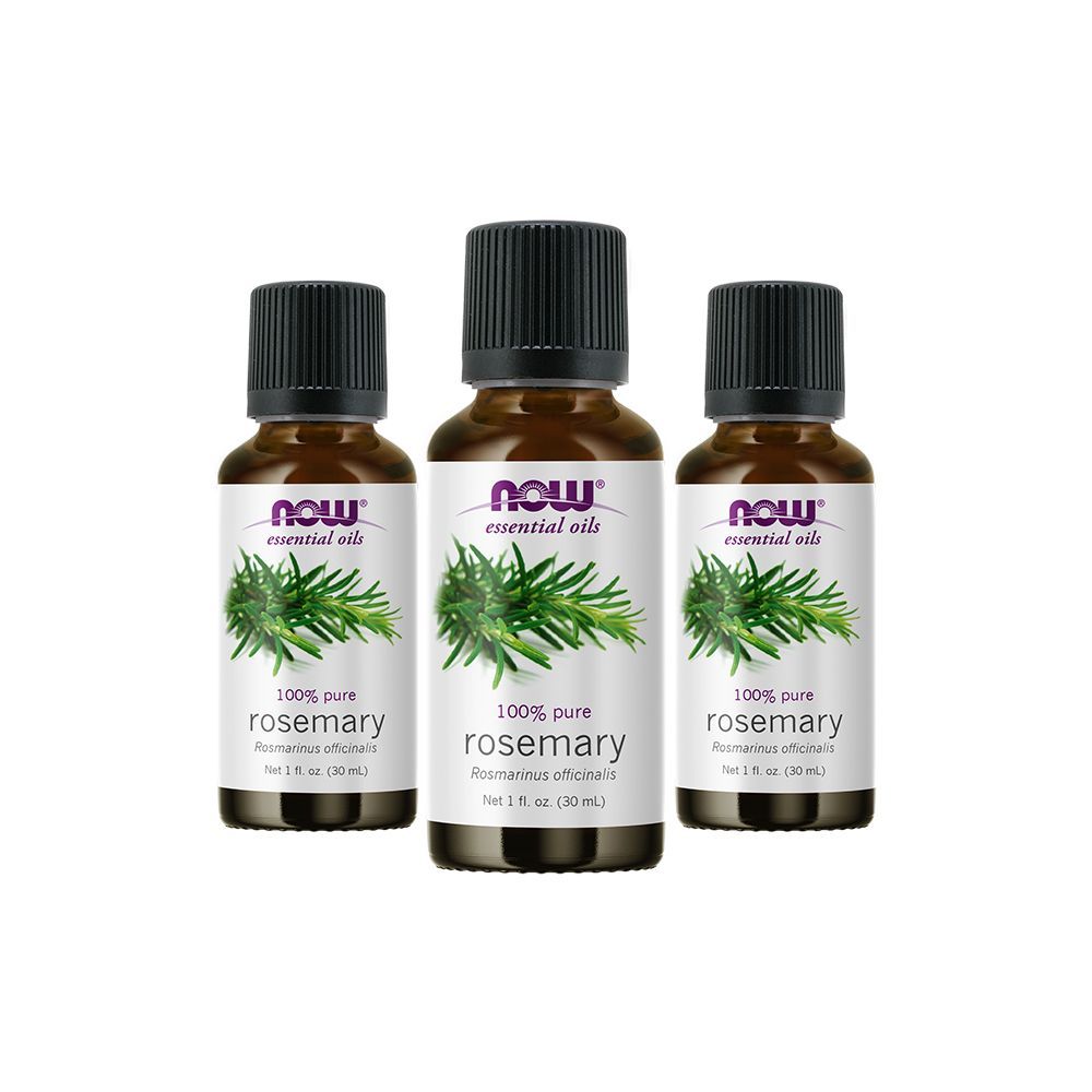 Now Essential Oils - Rosemary Oil 100% Pure 1oz. Pack of 3