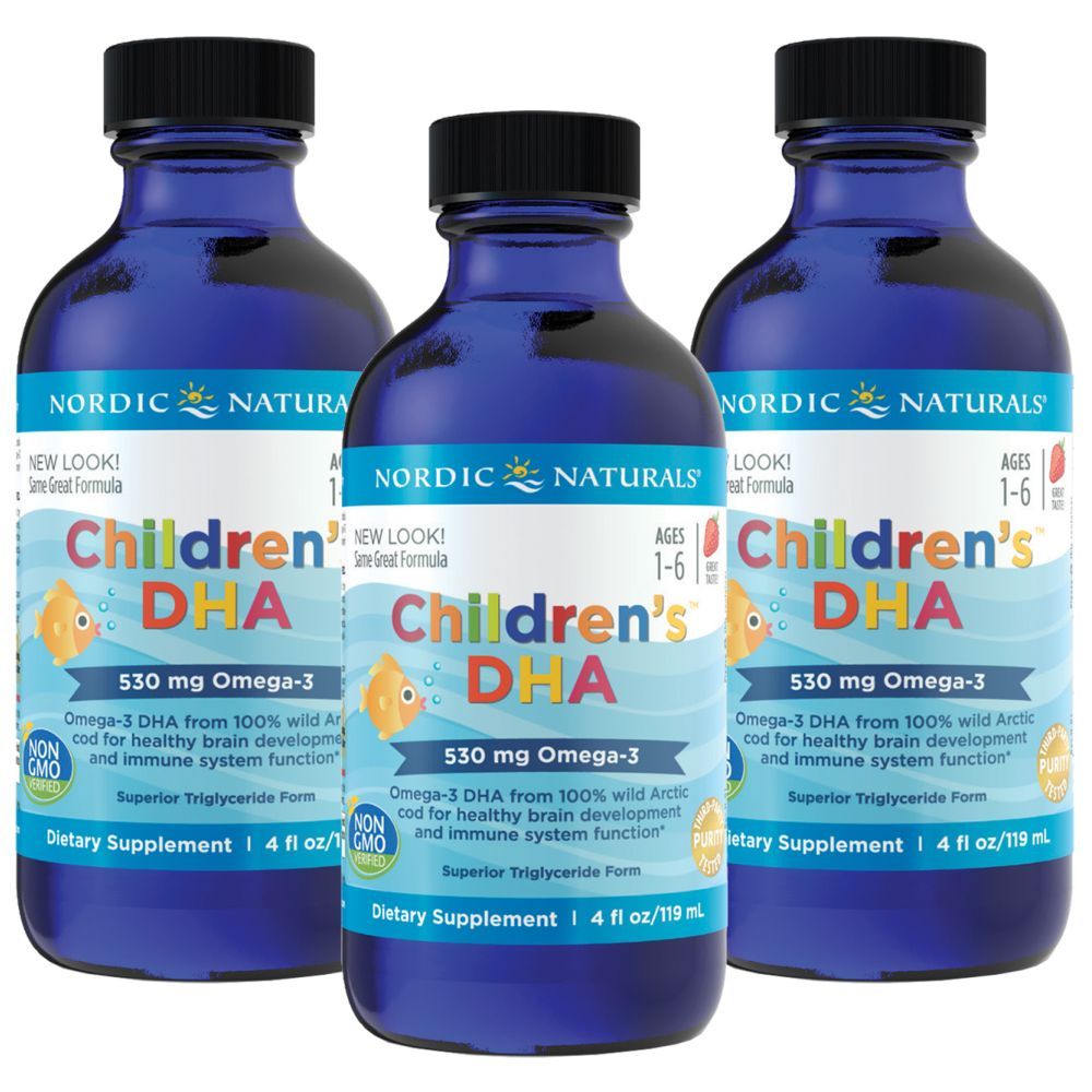 Nordic Naturals - Children's DHA, 4oz Pack of 3