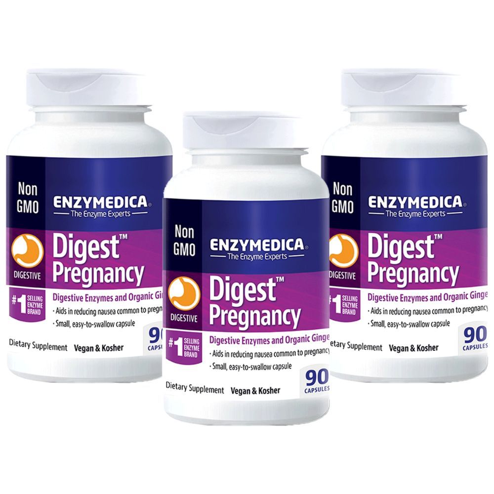 Enzymedica - Digest Pregnancy 90 Capsules Pack of 3