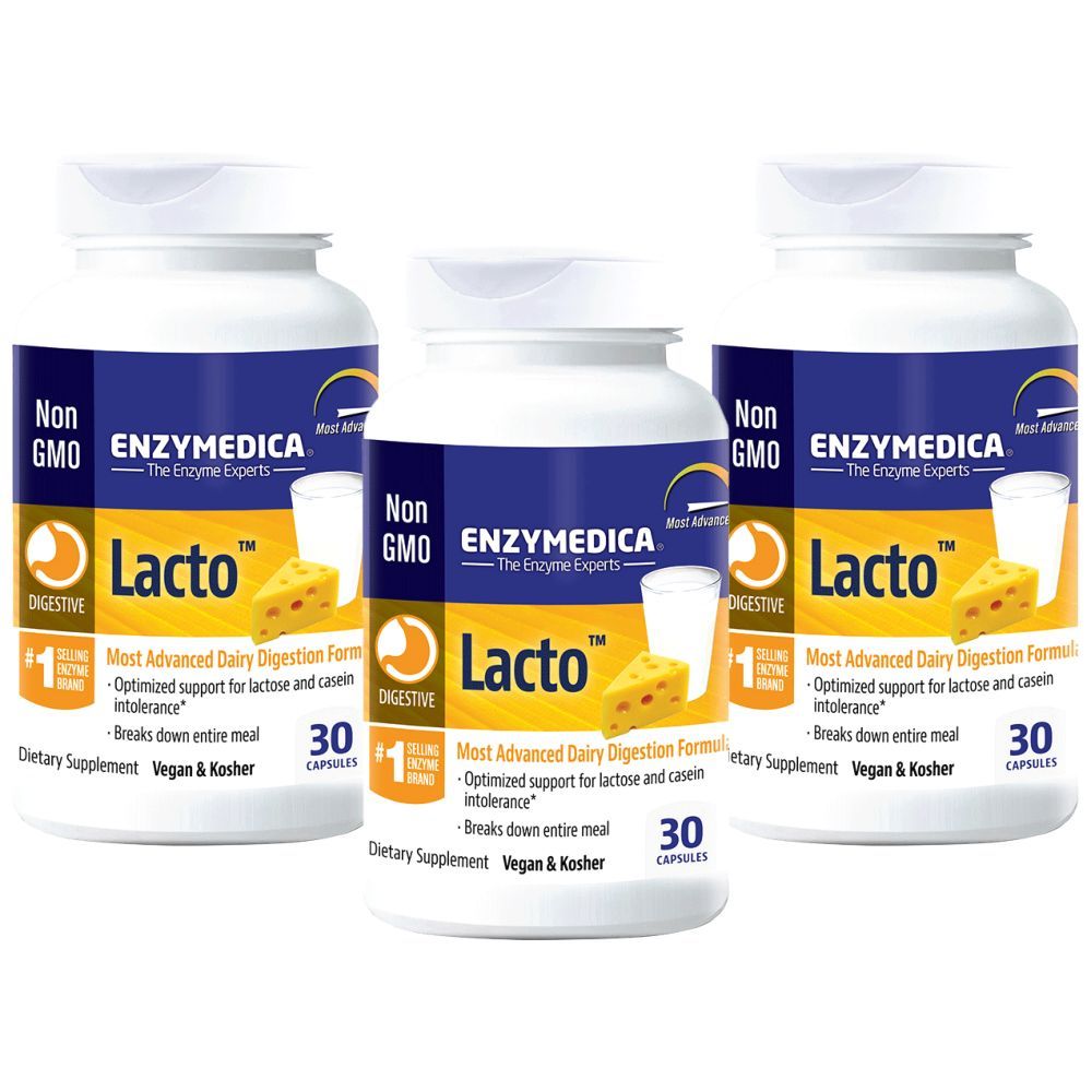 Enzymedica - Lacto 30 Capsules Pack of 3