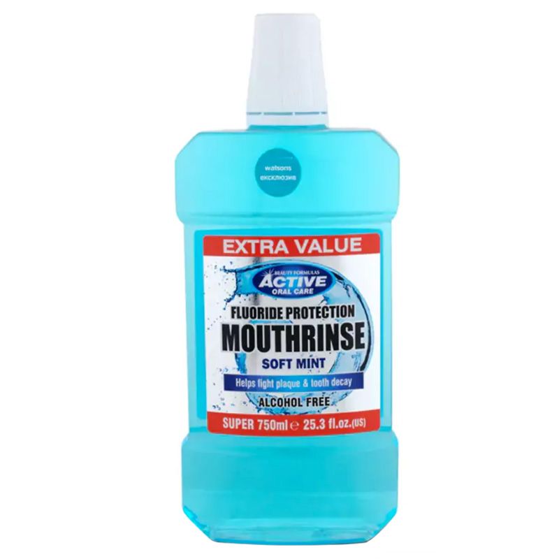 Beauty Formulas - Mouth Rinse 750ml Soft Mint