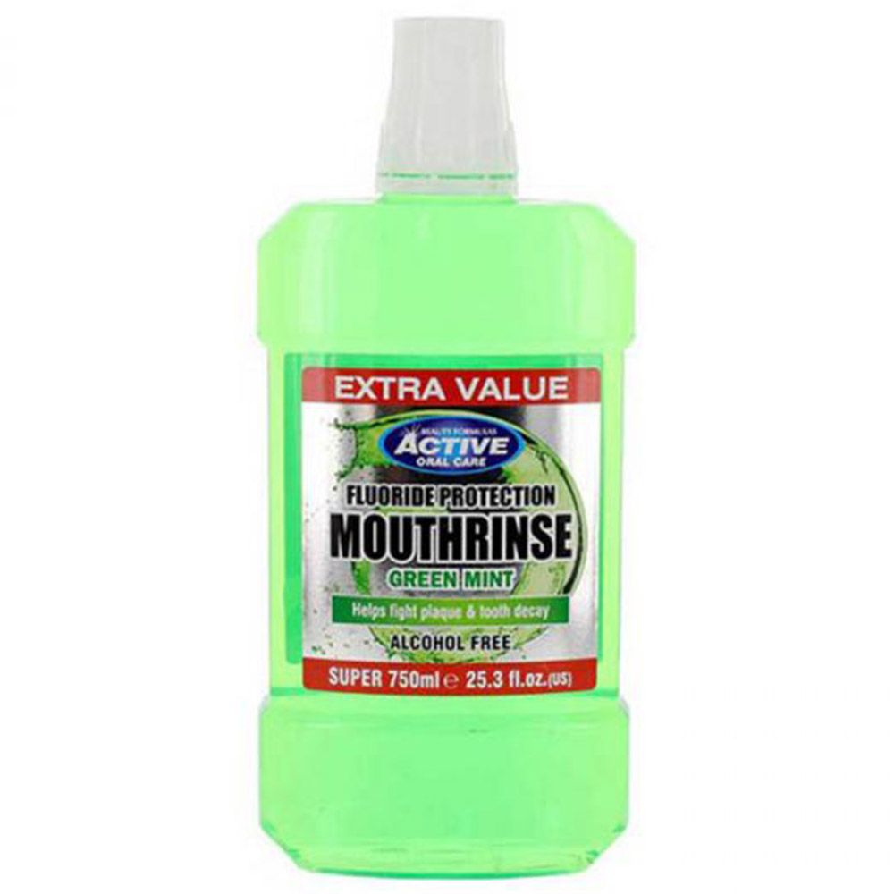 Beauty Formulas - Green Mint Mouth Rinse 750ml 