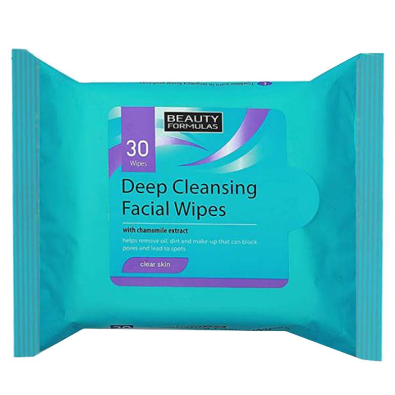 Beauty Formulas - Skin Deep Cleansing Facial Wipes 30's