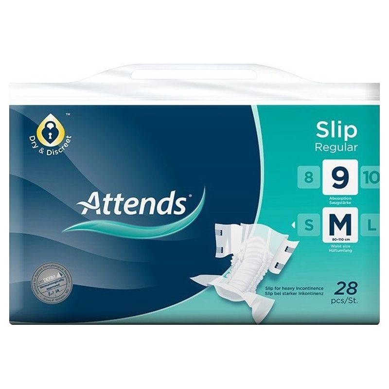 Attends - Slip Regular 9 Medium Pack of 28