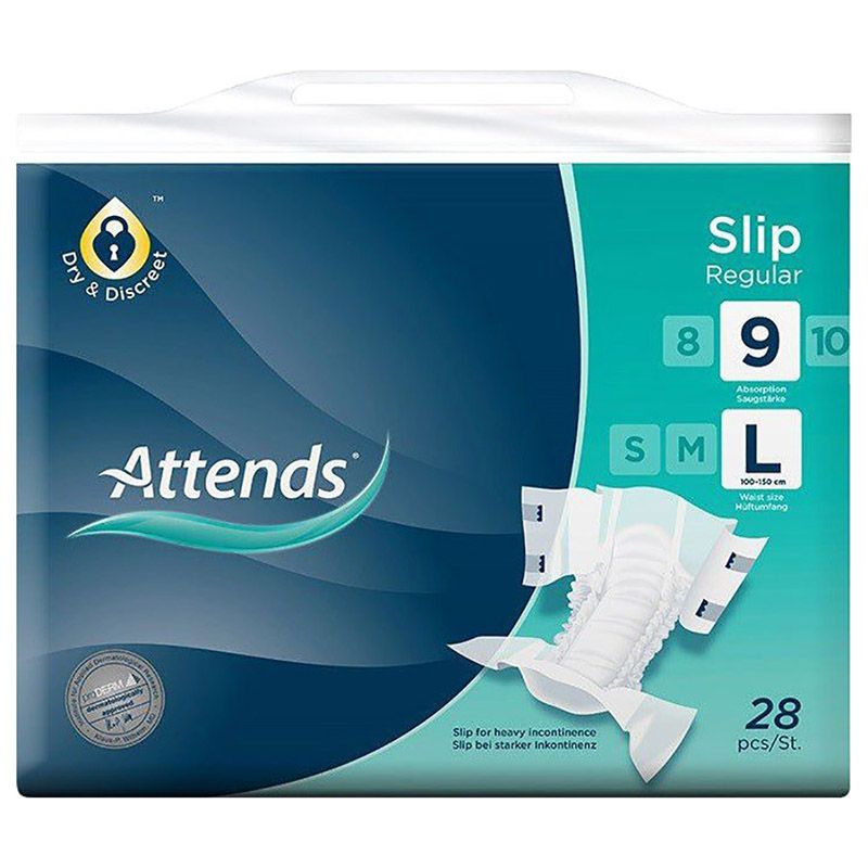 Attends - Slip Regular 9 Large Pack of 28