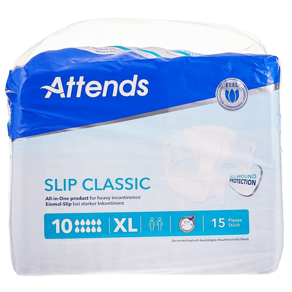 Attends - Slip Regular Plus 10 X Large Pack of 14