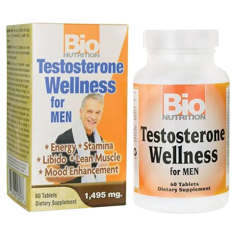 Bio Nutrition - Testosterone Wellness For Men 60 Tablets