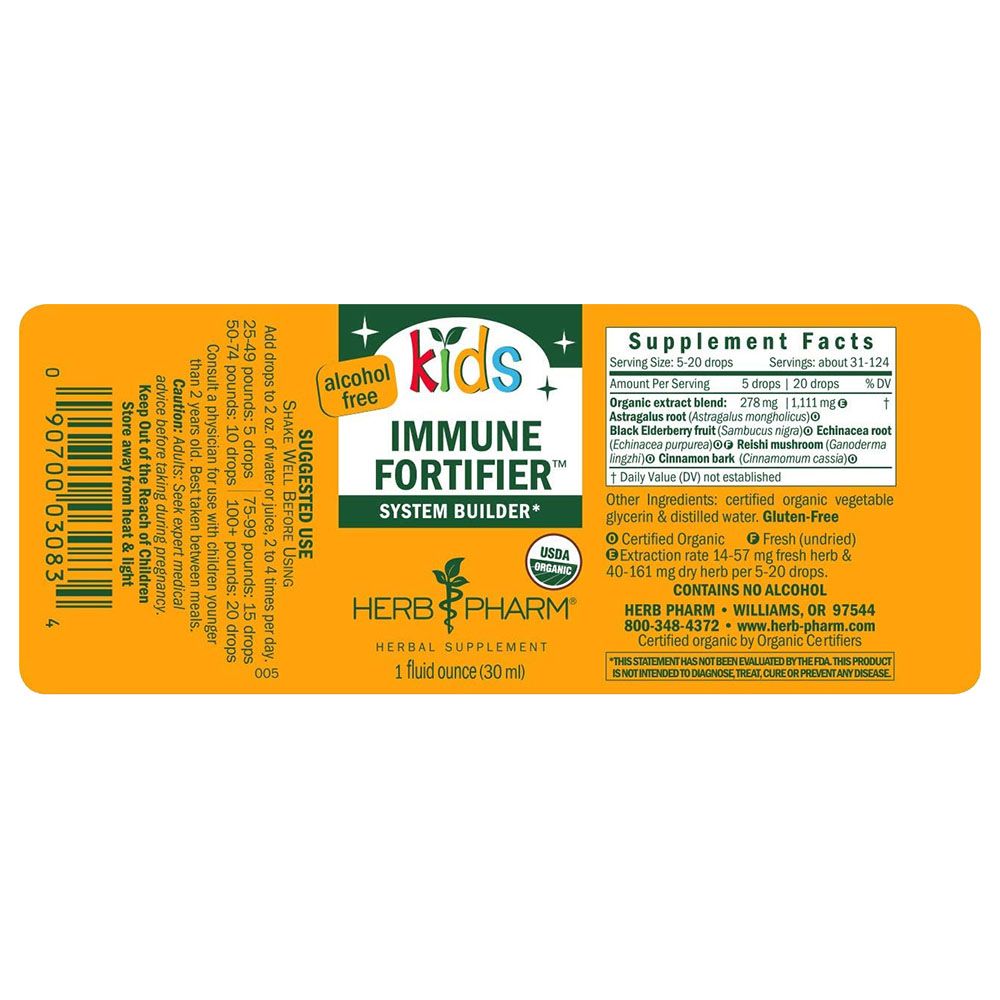 Herb Pharm - Kids Immune Fortifier - 30ml