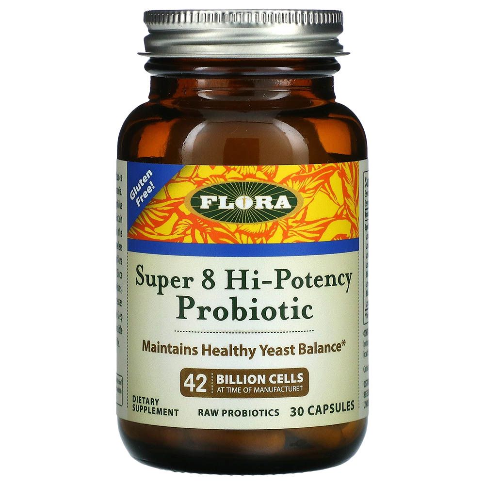 Flora - Super 8 Plus Probiotic 30 Capsules