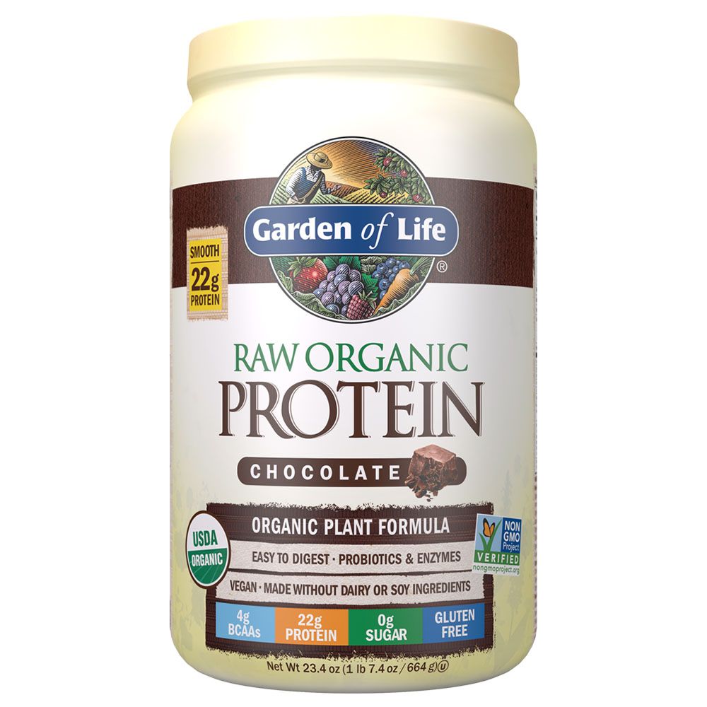 Garden of Life - Raw Organic Chocolate Protein Powder 660g