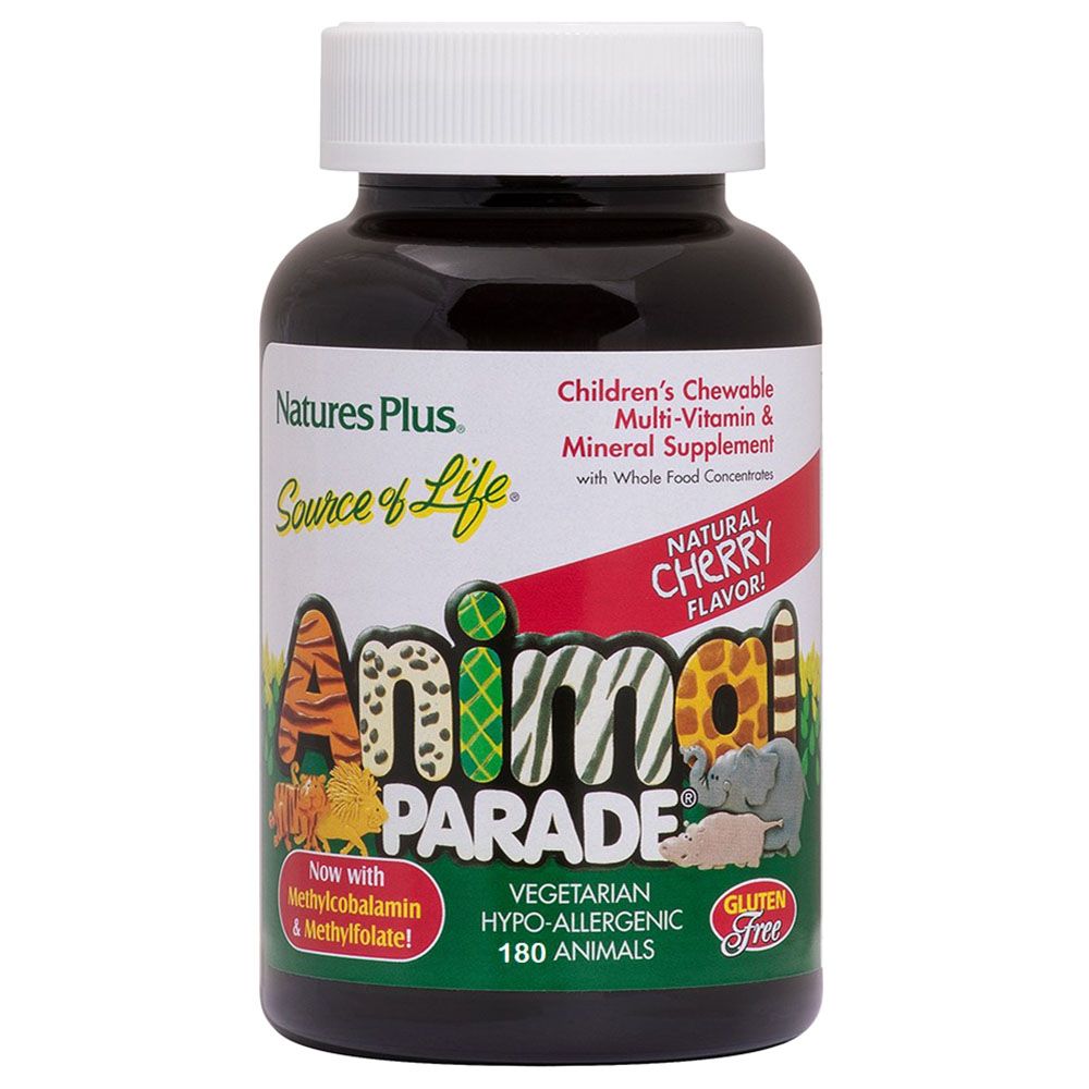 Animal Parade Children's Chewable Multi Cherry 180 Tablets