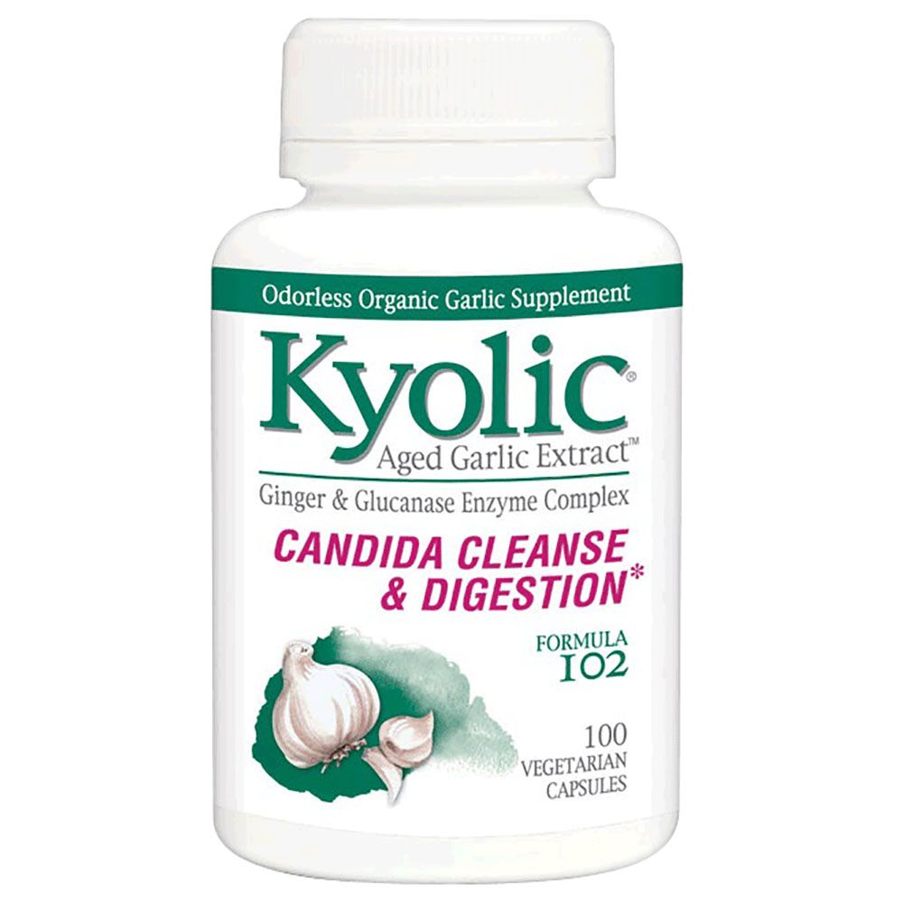 Kyolic Candida Cleanse & Digestion Formula 102 -100 Capsules