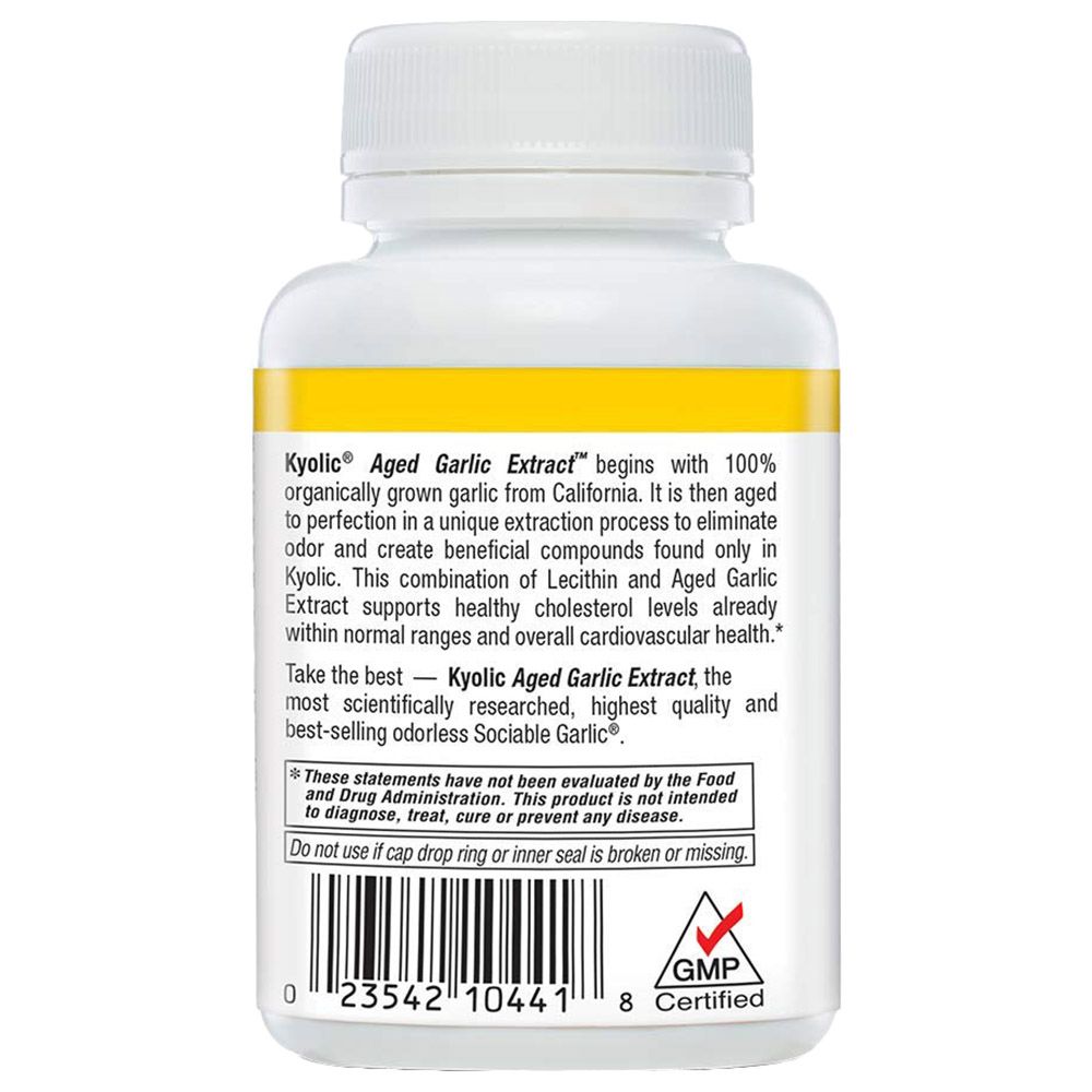 Kyolic Formula 104 Cholesterol 100 Capsules