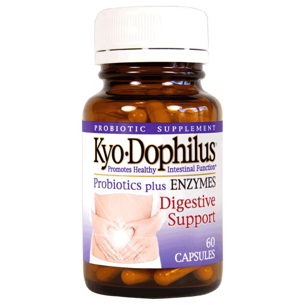 Kyolic Kyo-Dophilus Probiotics Plus Enzymes 60 Capsules