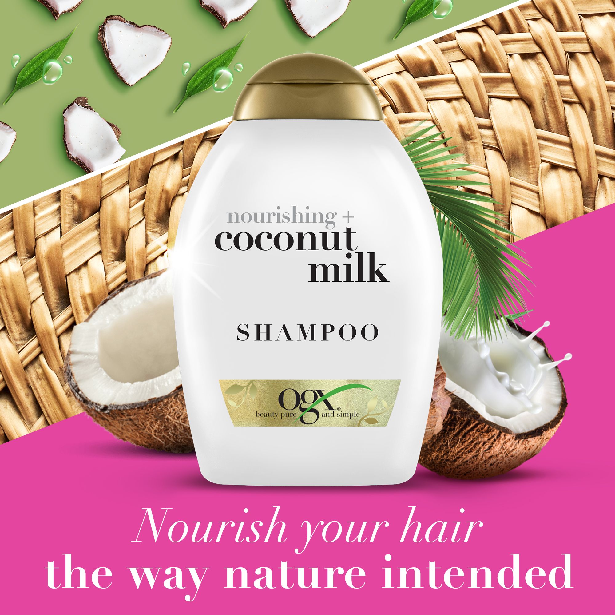 OGX - Shampoo Nourishing + Coconut Milk 385ml