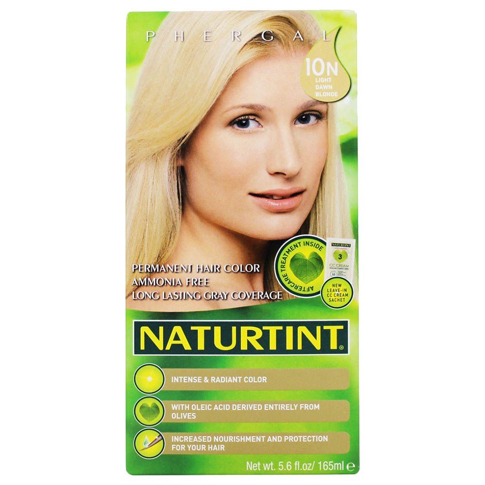 Naturtint Permanent Hair Color 10N Light Dawn Blonde 165ml