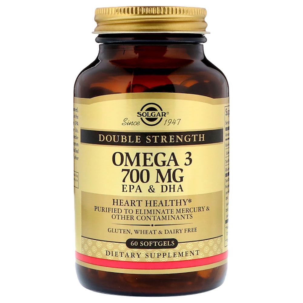 Solgar - Double Strength Omega-3 700mg 60 Softgels