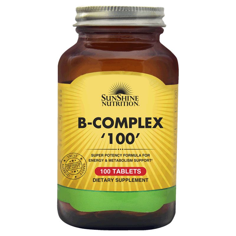 Sunshine Nutrition B-Complex 100 Tab