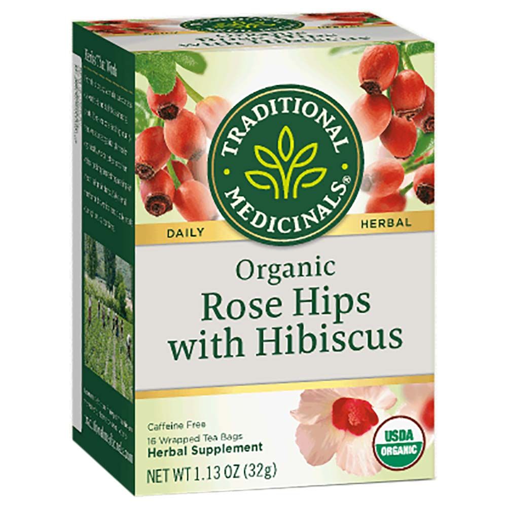 Traditional Medicinals - Rose Hips With Hibiscus 16 Teabags