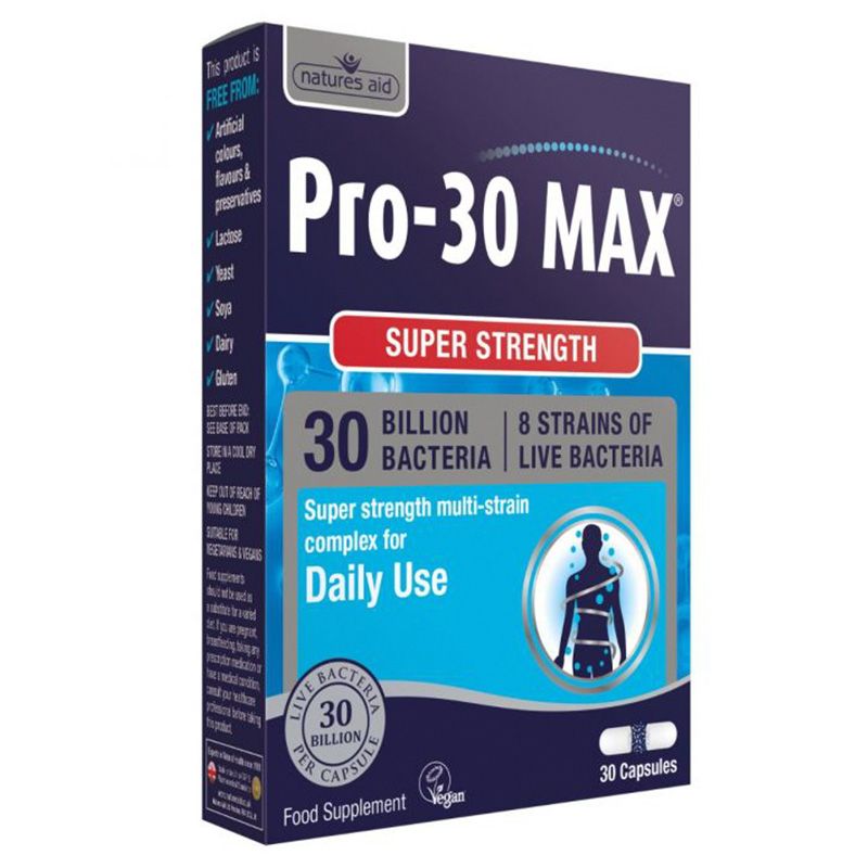 Natures Aid - Pro-30 Max - 30 Capsules