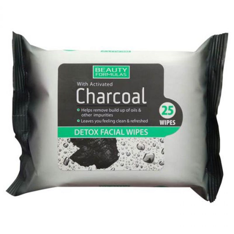 Beauty Formulas - Charcoal Wipes 25 Wipes