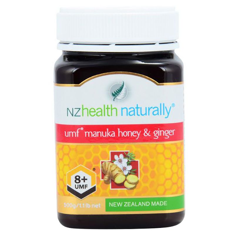 NZ Health - UMF 8+ Manuka Honey With Ginger - 500g