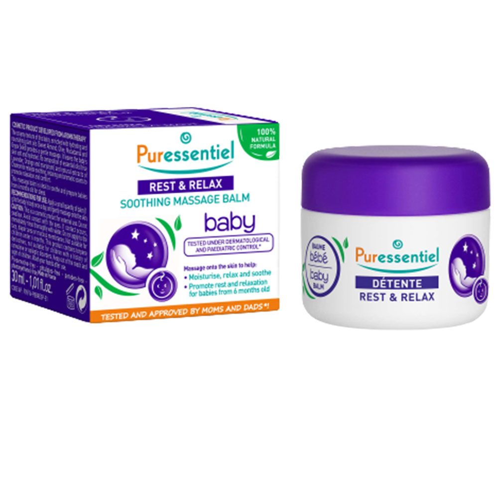 Puressentiel Rest & Relax Soothing Massage Balm Baby 30ml