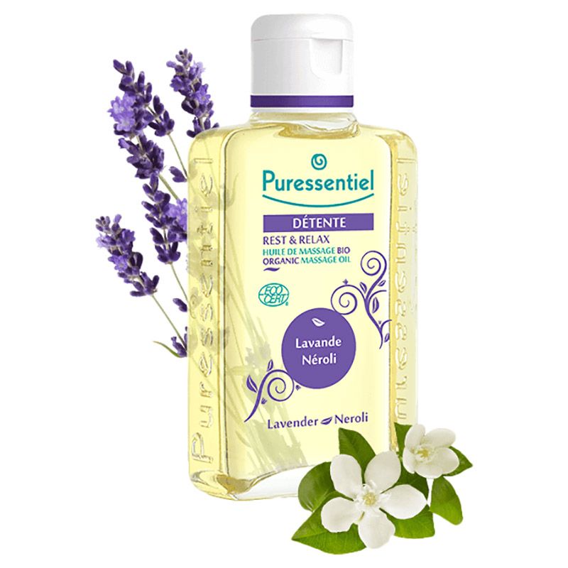 Puressentiel Rest&Relax Organic Massage Oil Lavender 100ml