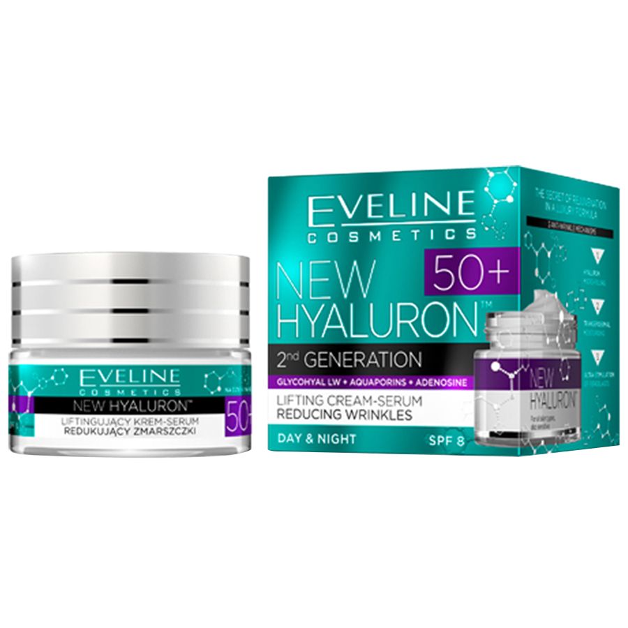 Eveline New Hyaluron 50+ 2nd Generation Day&Night Cream 50ml