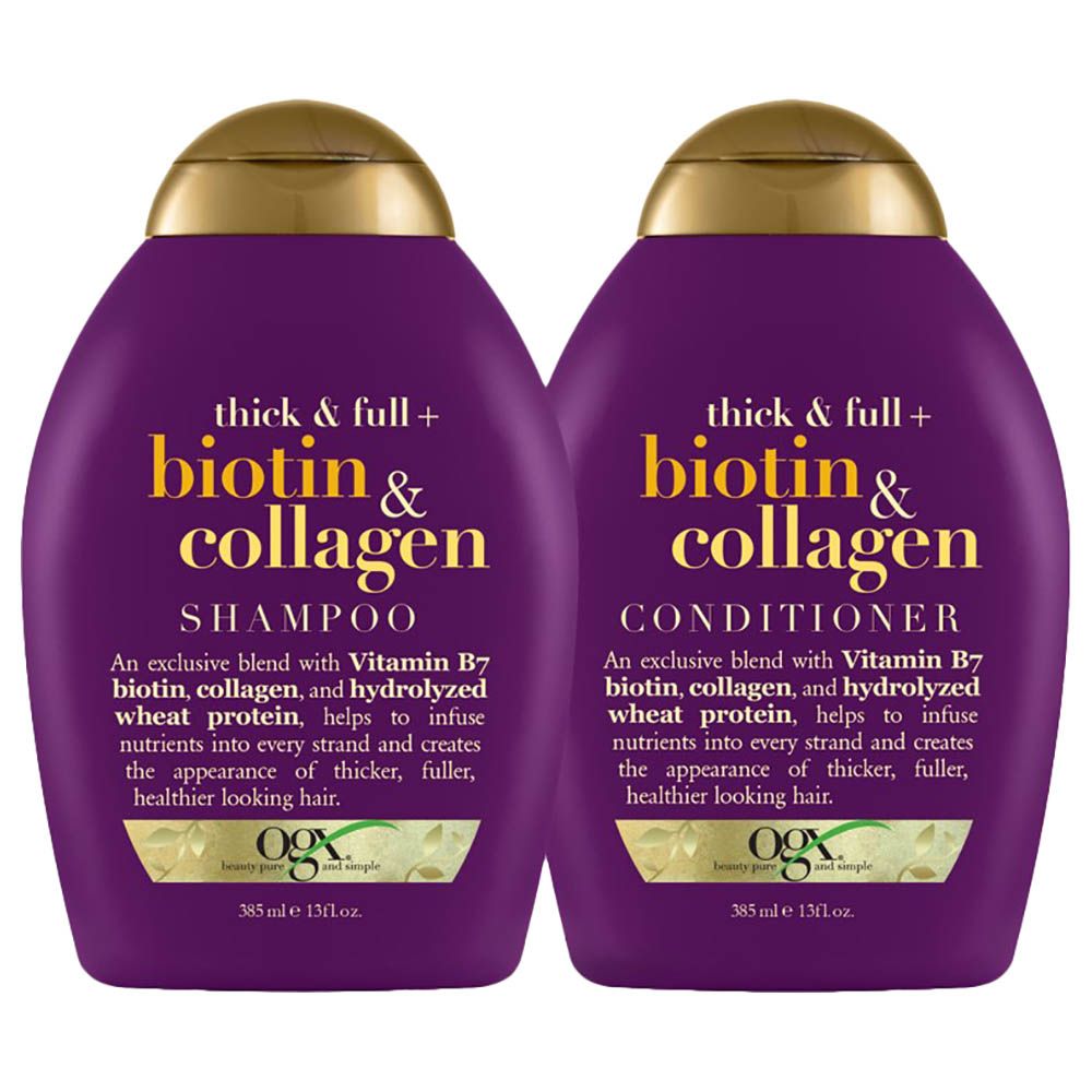 OGX Biotin & Collagen Shampoo + Conditioner Special Offer