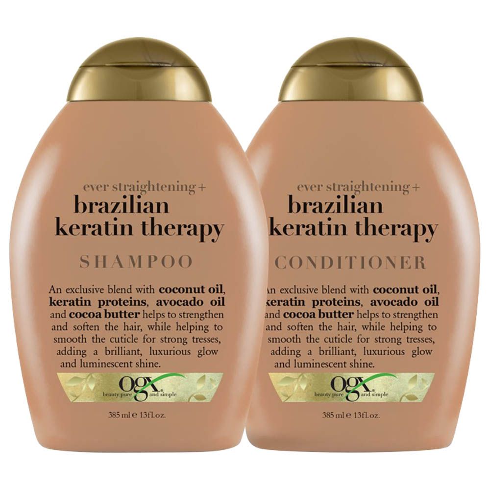 OGX Brazilian Keratin Shampoo + Conditioner Special Offer