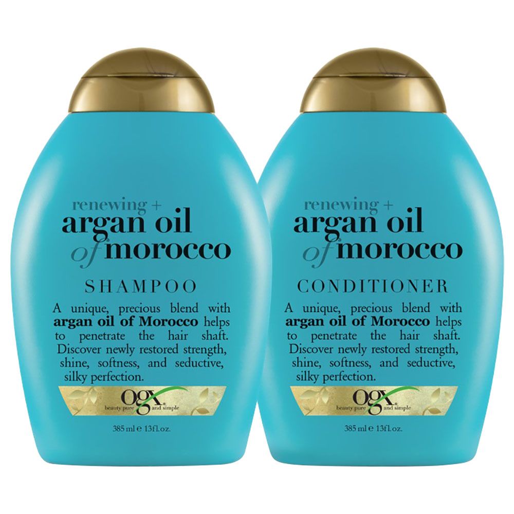 OGX Moroccan Argan Oil Shampoo + Conditioner Special Offer